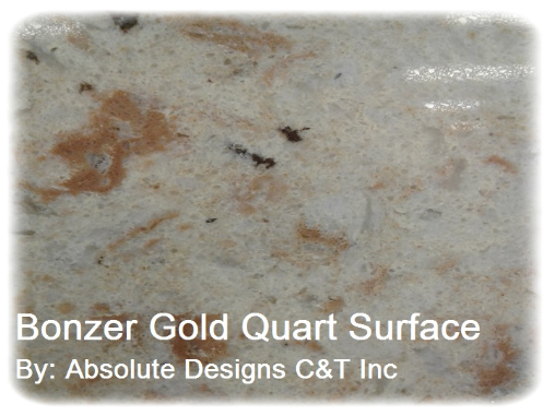 Bonzer Gold Quartz Surface