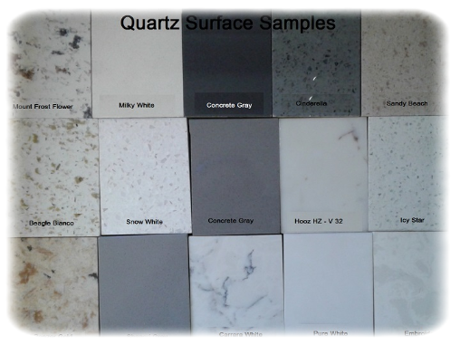 Quartz Surface Samples