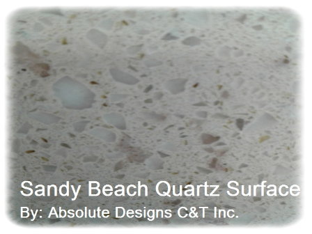 Sandy Beach Quartz Surface