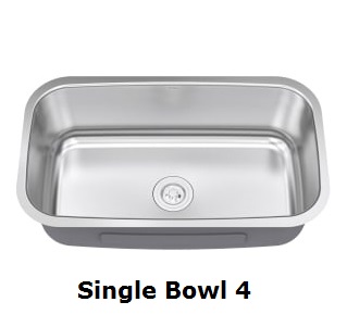 Stainless steel Single Bowl 4