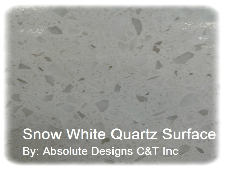 Snow White Quartz Surface
