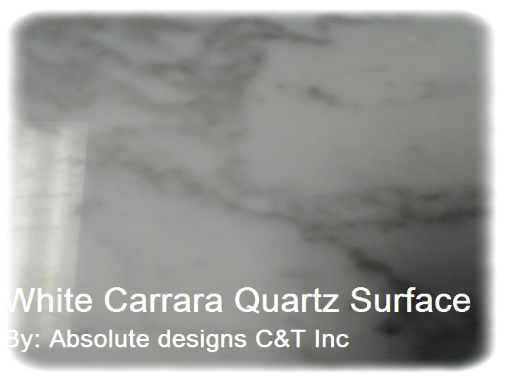 White Carrara Quartz Surface